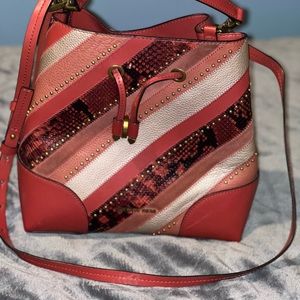 Red Michael Kors Mercer bag